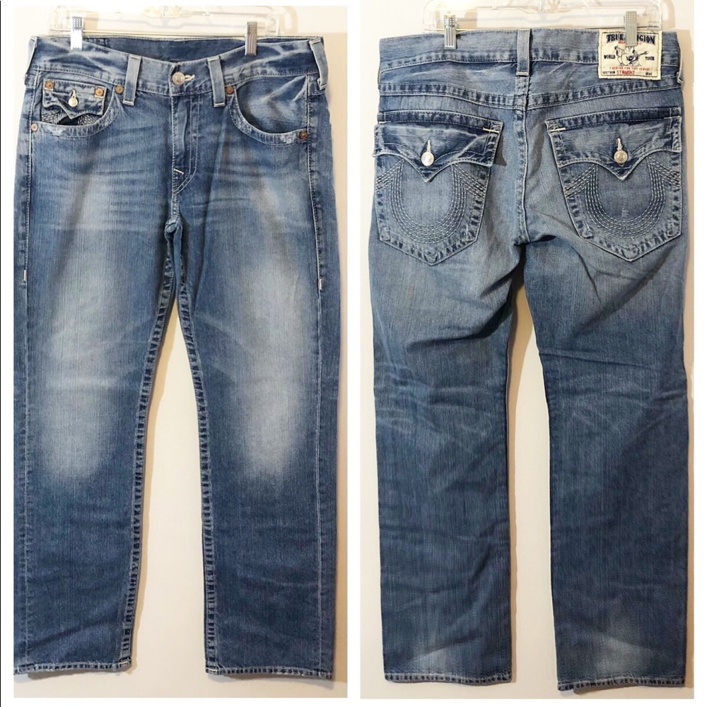 True Religion Straight style jeans  34/33